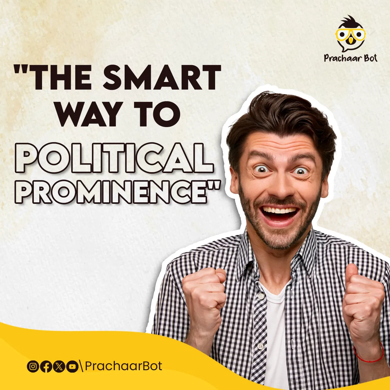 social media creative prachaarbot