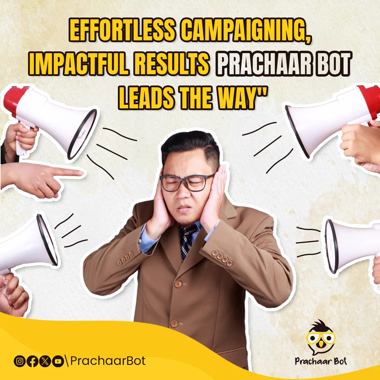 social media creative prachaarbot